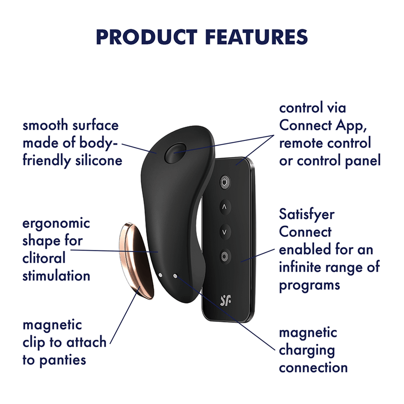 Satisfyer Little Secret - Black | App Enabled Vibrator | YPT Your Pleasure Toys Satisfyer Little Secret - Black | App Enabled Vibrator | YPT Your Pleasure Toys