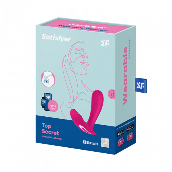 Satisfyer Top Secret App Enabled Wearable Vibrator |Bluetooth Vibrator  Your Pleasure Toys