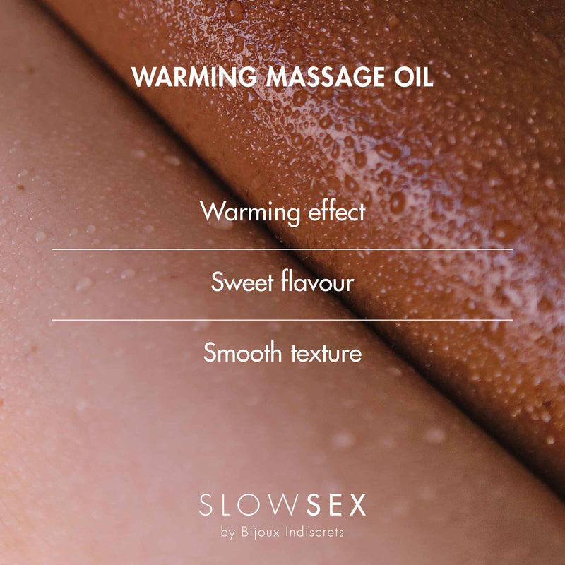 Slow Sex Warming Massage Oil - Your Pleasure Toys