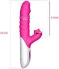 Telescopic Thrusting & Licking Rabbit Vibrator - Your Pleasure Toys