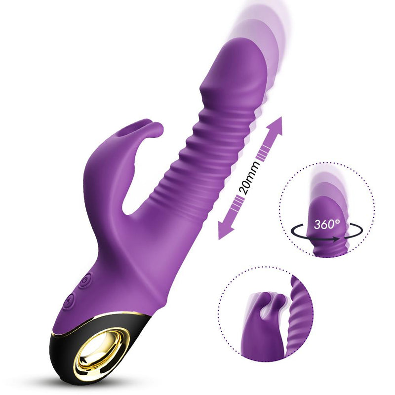Thrusting Rabbit Vibrator | Thrusting Vibrator | Your Pleasure Toys Thrusting Rabbit Vibrator | Thrusting Vibrator | Your Pleasure Toys