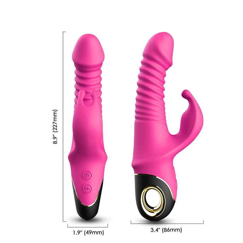Thrusting Rabbit Vibrator Thrusting Rabbit Vibrator Your Pleasure Toys 