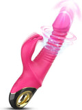 Thrusting Rabbit Vibrator Thrusting Rabbit Vibrator Your Pleasure Toys Pink 