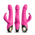 Thrusting Rabbit Vibrator Thrusting Rabbit Vibrator Your Pleasure Toys Pink 