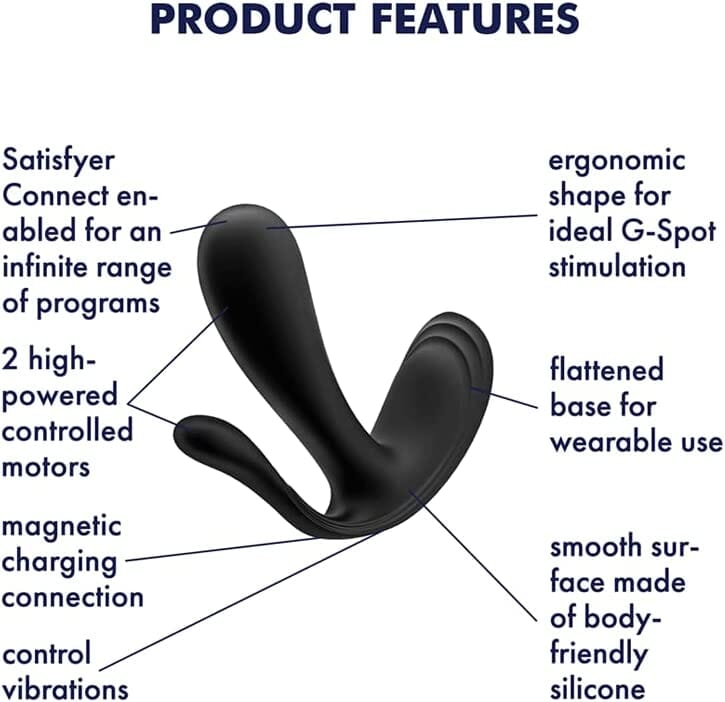 Top Secret+ App Enabled Wearable Vibrator Wearable Dildo Satisfyer 