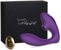 Tracy's Dog Clitoral Suction Vibrator - Next Generation Suction Vibrator Tracy's Dog Purple With Remote 