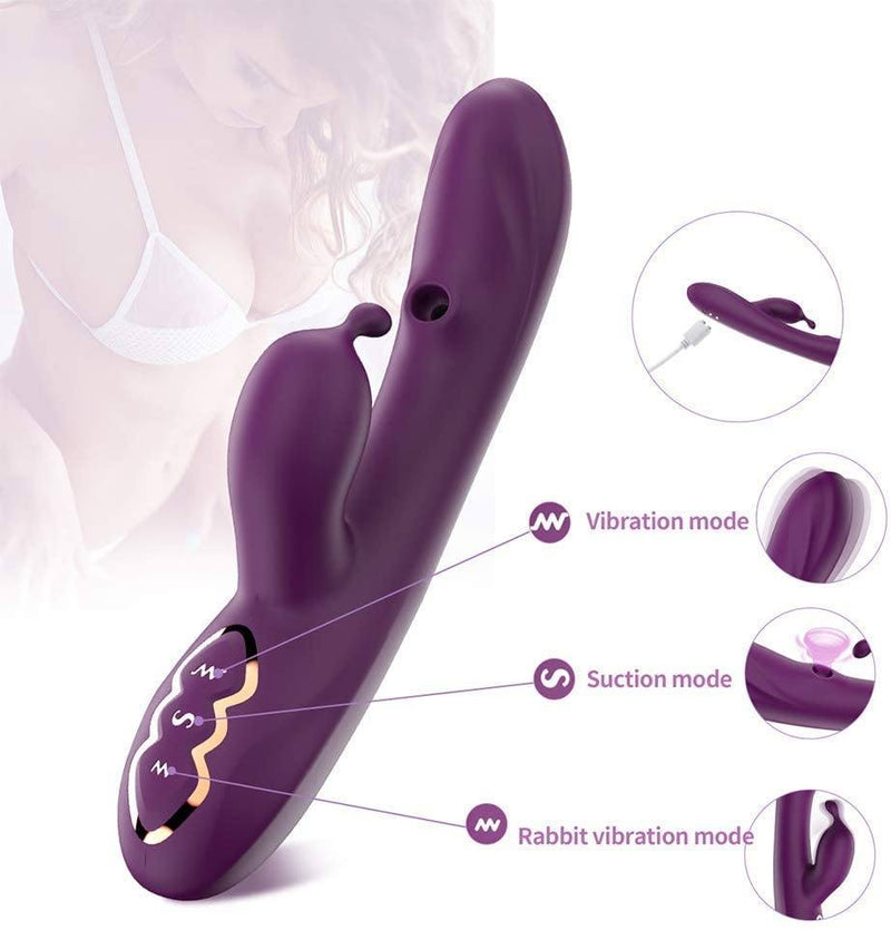 Tracy's Dog G-Spot Suction Rabbit Vibrator - Your Pleasure Toys