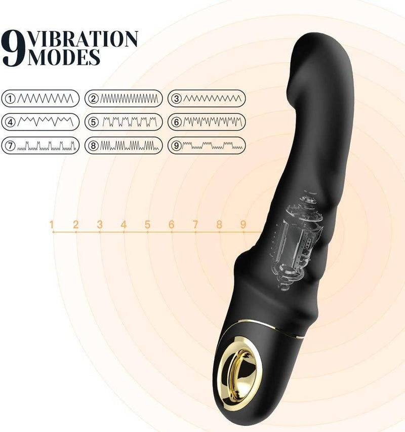 Tracy's Dog Mega Black Powerful Vibrator - Your Pleasure Toys