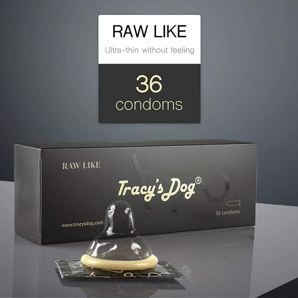 Tracy's Dog Raw-Like Condoms x 36 - Your Pleasure Toys