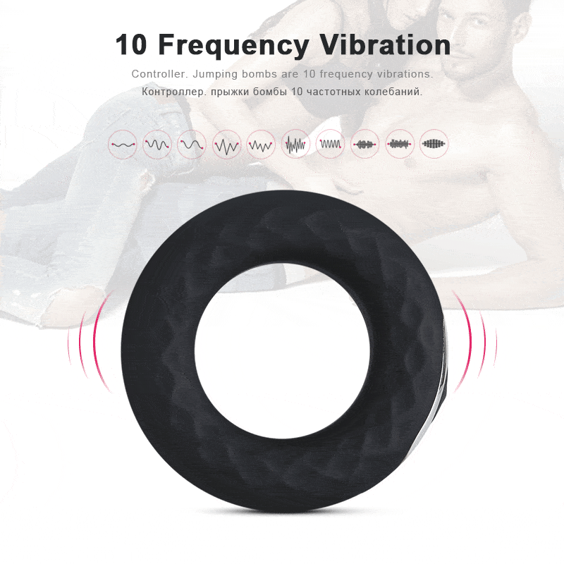 sexy wedding dessous Lock Sperm Ring Vibrating Ring Male Penis Ring Masturbator-Uxolclub