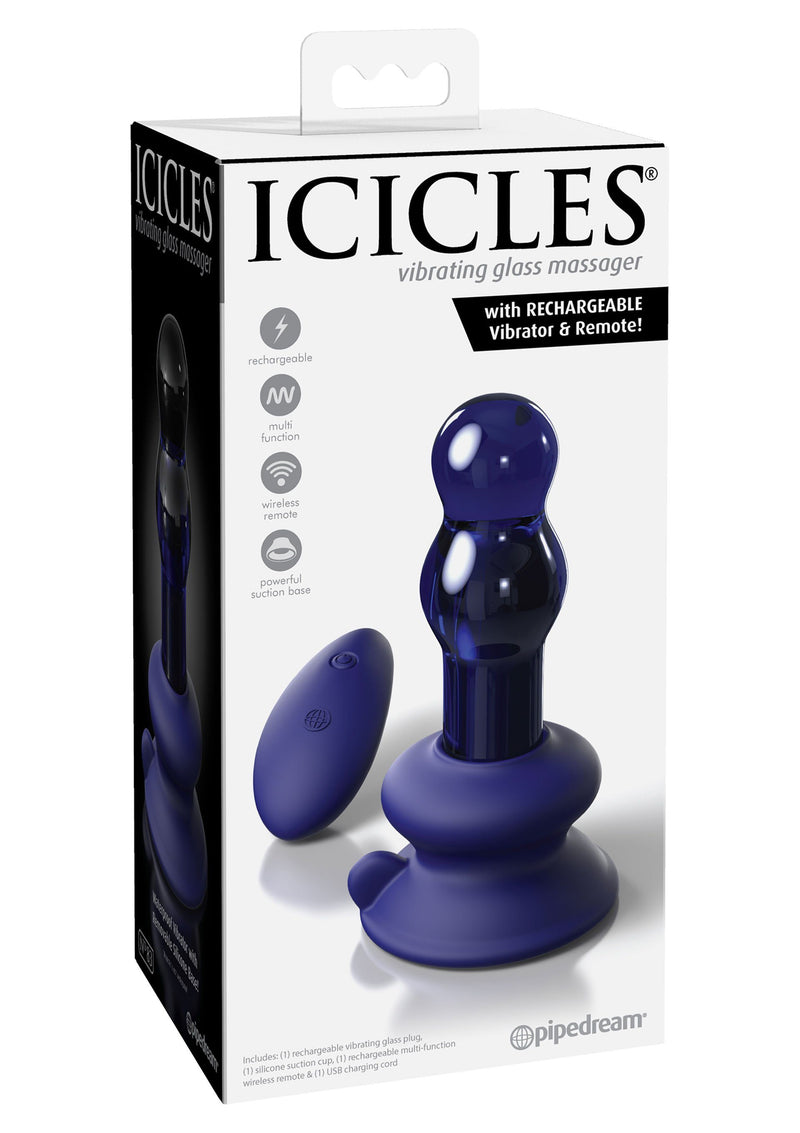 Vibrating Glass Butt Plugs - Pipedream Icicles Your Pleasure Toys Vibrating Glass Butt Plugs - Pipedream Icicles Your Pleasure Toys